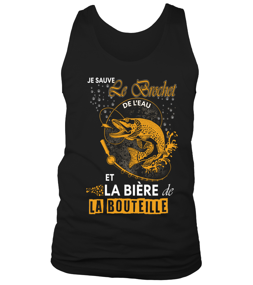 Pêche Du Brochet Au Leurre Souple, Bière, Cadeau Humour Pêcheur, Je Sauve Le Brochet De l'Eau - VEPEBR021