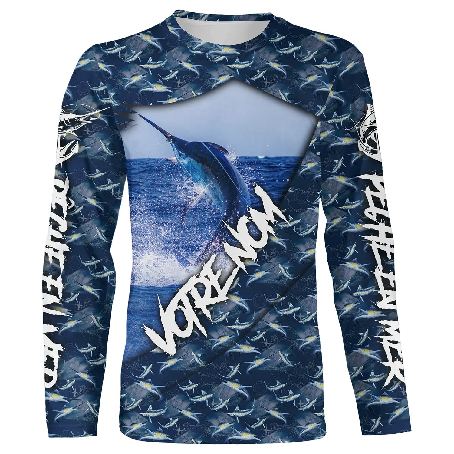 Pêche En Mer, Pêche Du Marlin, Marlin Bleu, Cadeau Pêcheur, Passion Marlin, Personnaliser - VEPEMA001