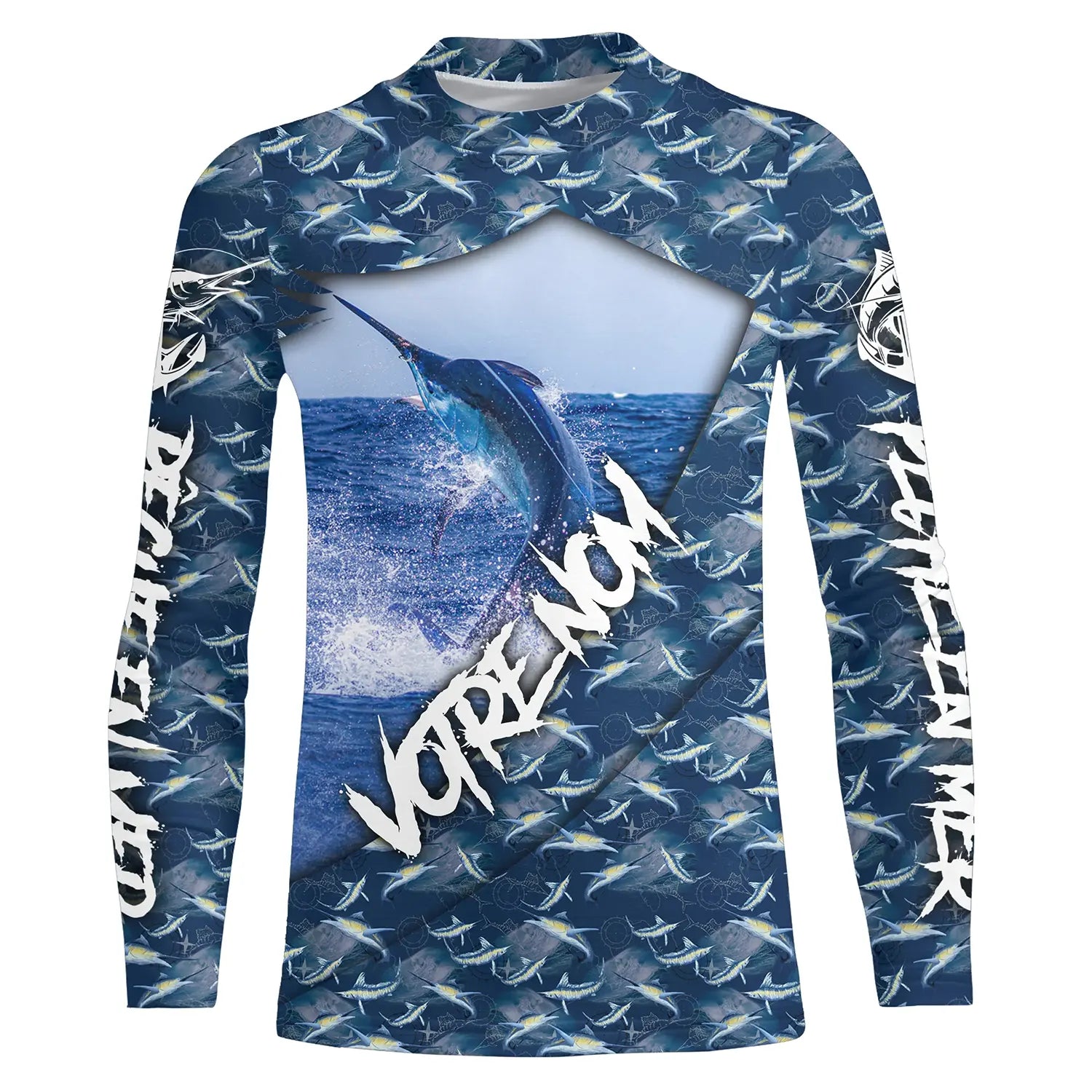 Pêche En Mer, Pêche Du Marlin, Marlin Bleu, Cadeau Pêcheur, Passion Marlin, Personnaliser - VEPEMA001