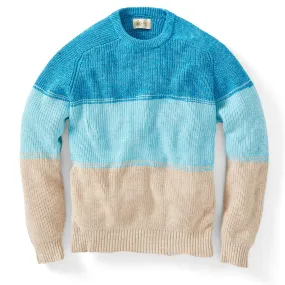 Seascape Ribbed Crewneck Sweater