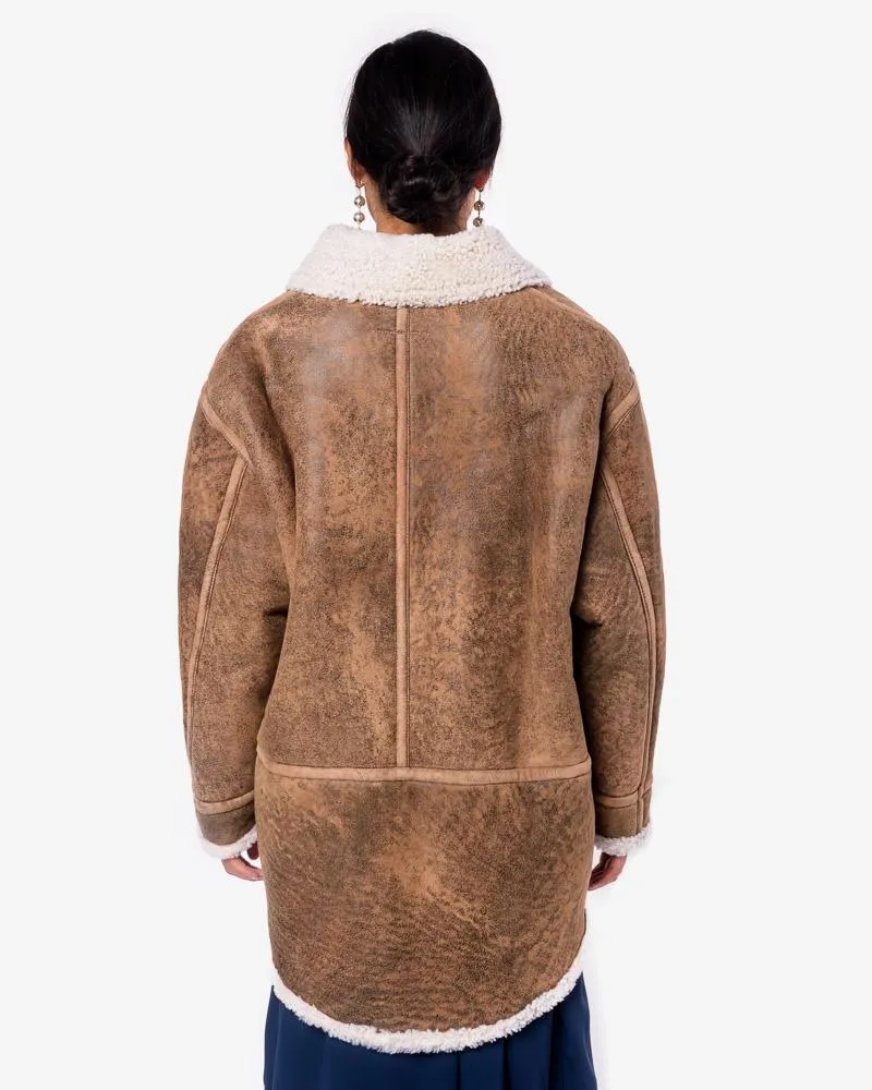 Sherpa Jacket in Brown