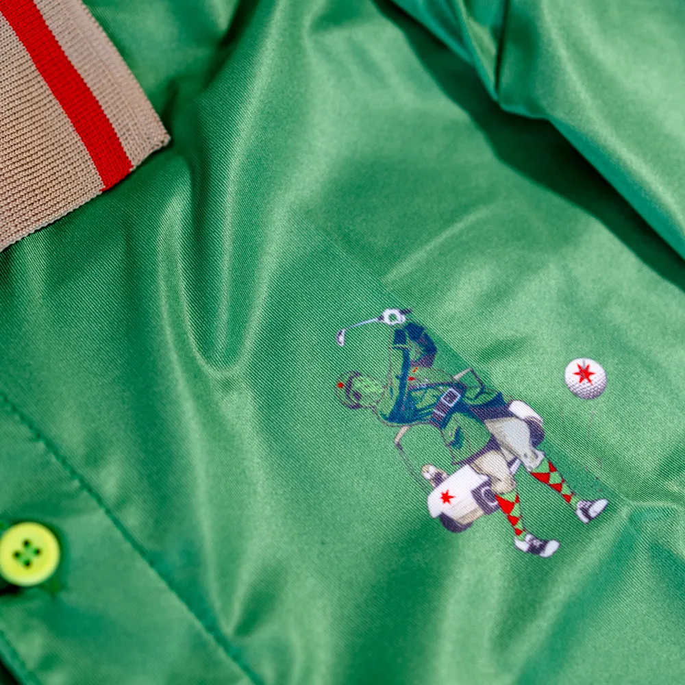 Snowman Golf Polo - Anti-Hero (Solid Green)