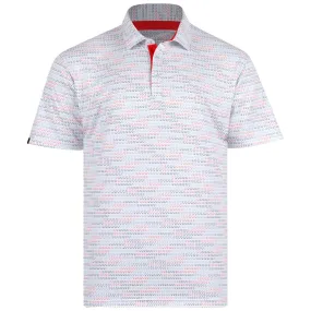 Swannies Golf Men's Red Multi Carlson Polo