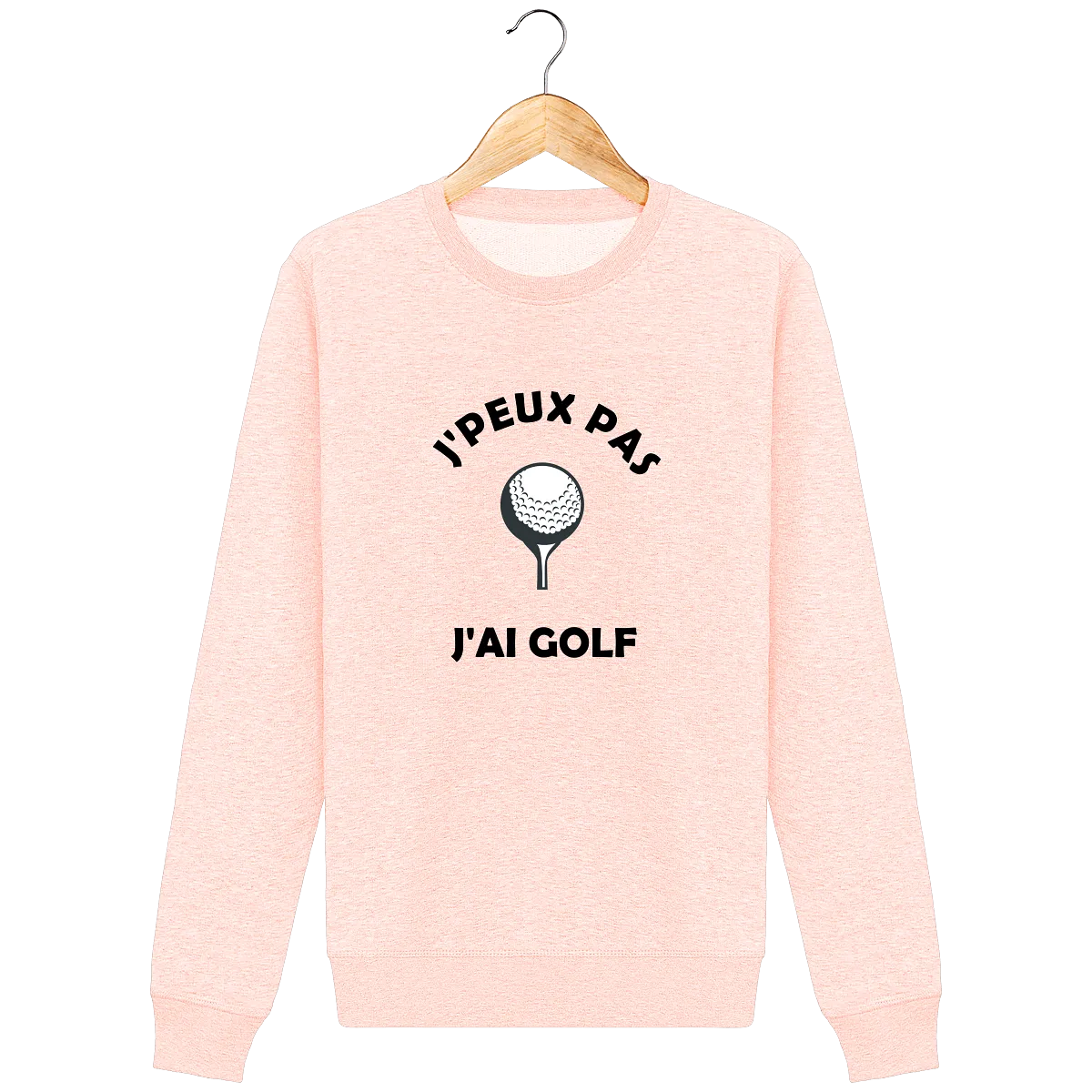 Sweat Col Rond J'PEUX PAS J'AI GOLF