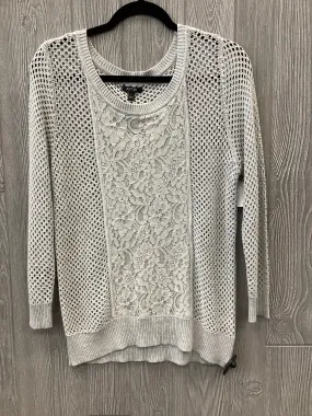 Sweater By Apt 9 In Grey, Size: L