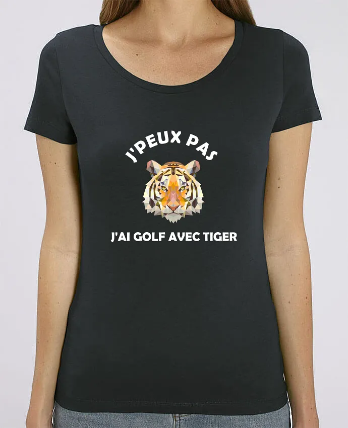 T-Shirt en coton bio J'PEUX PAS J'AI GOLF AVEC TIGER