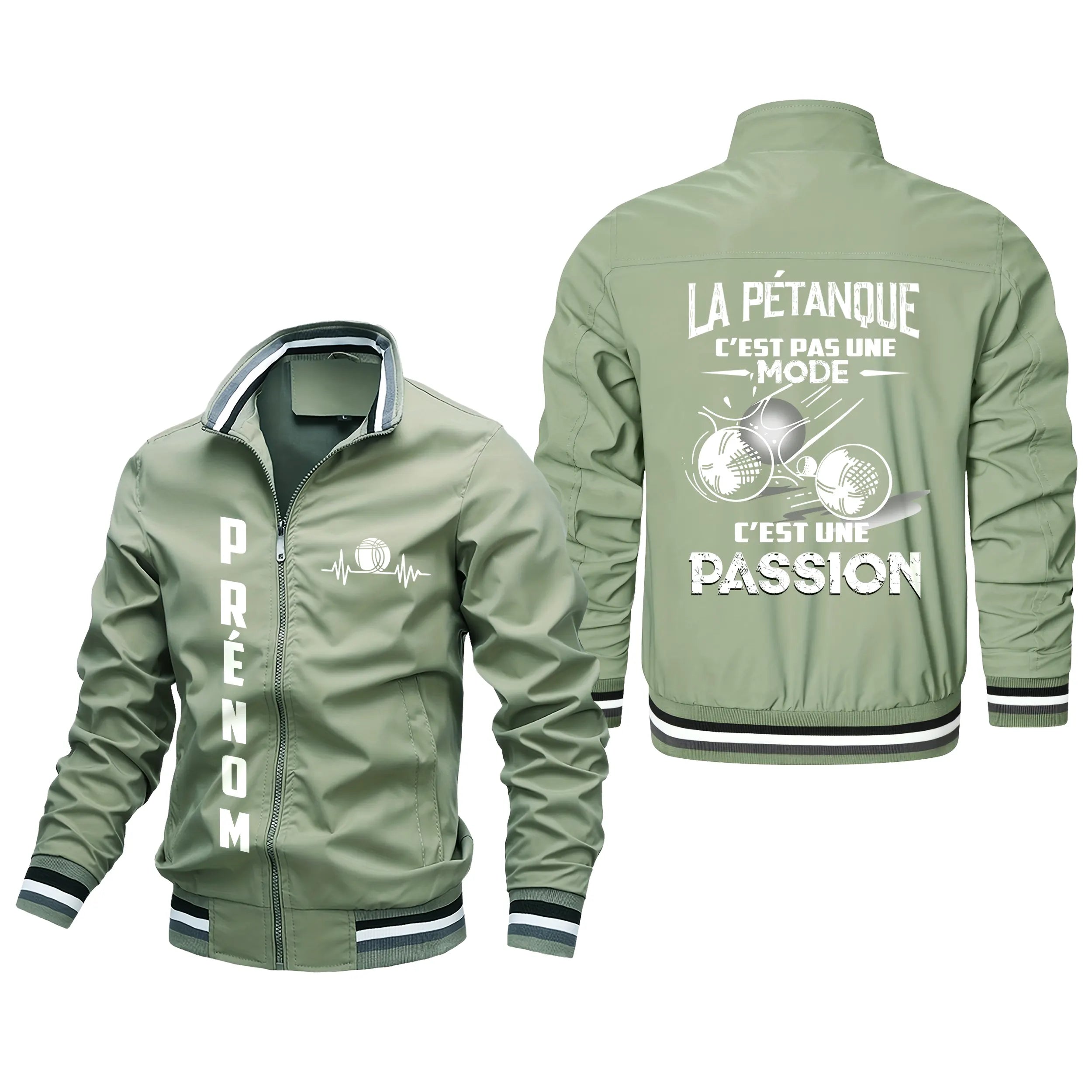 Veste De Pétanque Personnalisée, La Pétanque C'est Pas Une Mode, C'est Une Passion - CT07092362