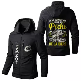 Veste Imperméable Et Coupe Vent Personnalisée, Cadeau Humour Pêcheur, Ne Me Dérangez Pas Quand Je Pêcher - CT05092341