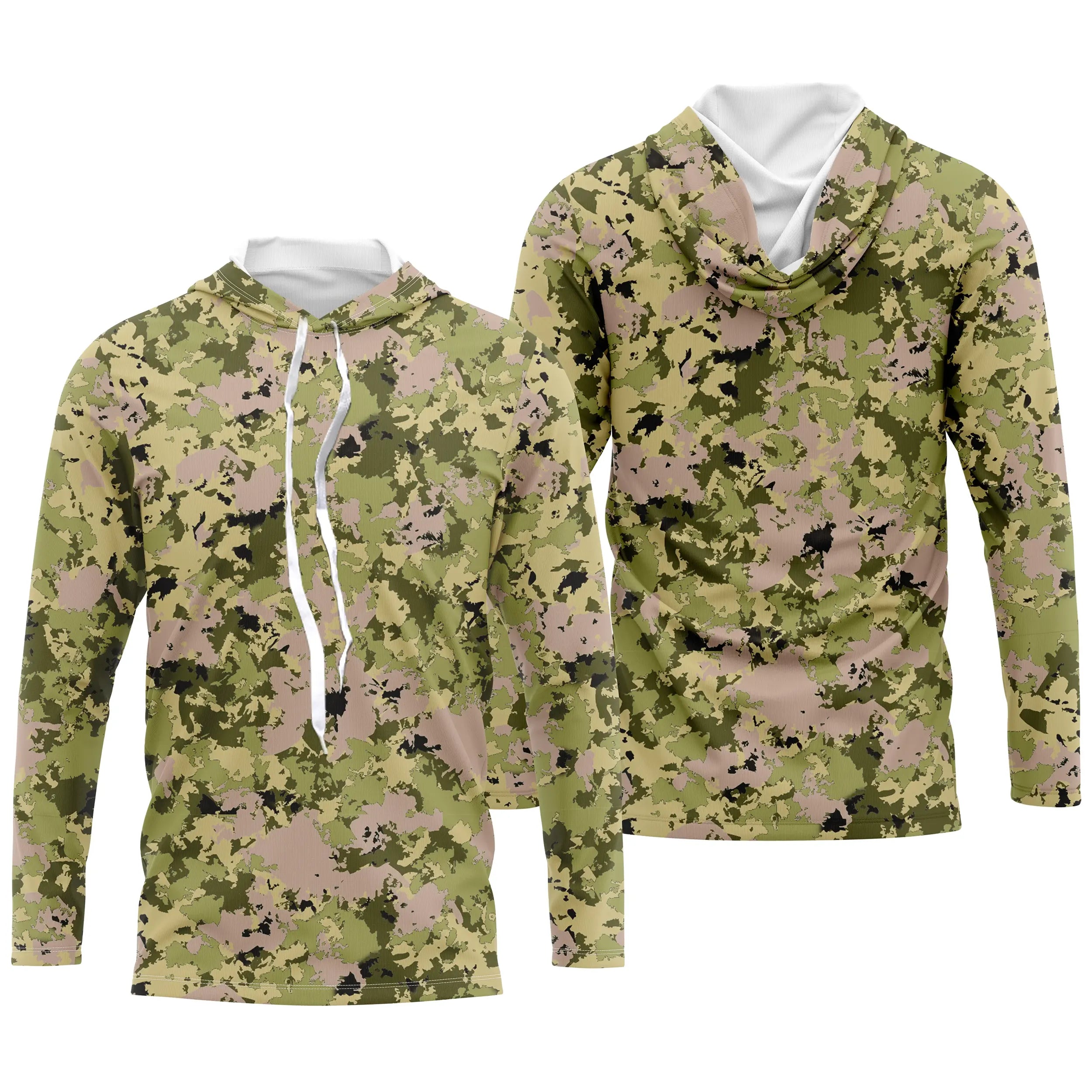 Vêtements Camouflage Pêche et Chasse, Cadeau Pêcheur, Chasseur, T-shirt Camouflage, Sweat à Capuche Anti-UV - CT06072229