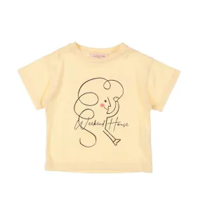 Weekend House Kids Girl's CREAM T-SHIRT