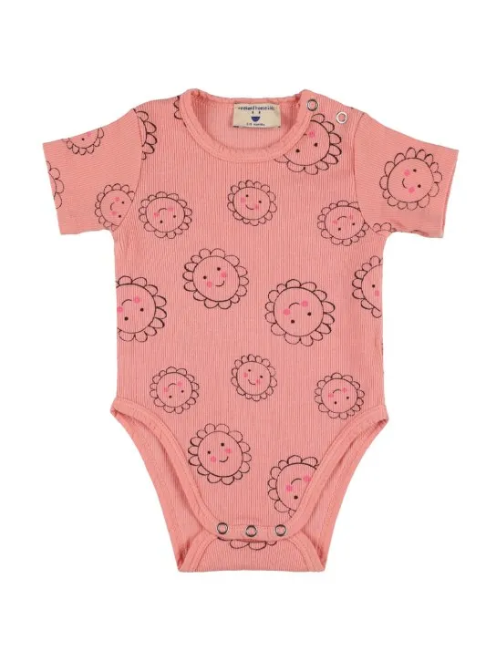 Weekend House Kids   Printed cotton blend bodysuit 