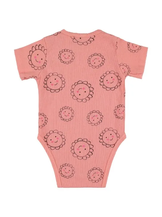 Weekend House Kids   Printed cotton blend bodysuit 