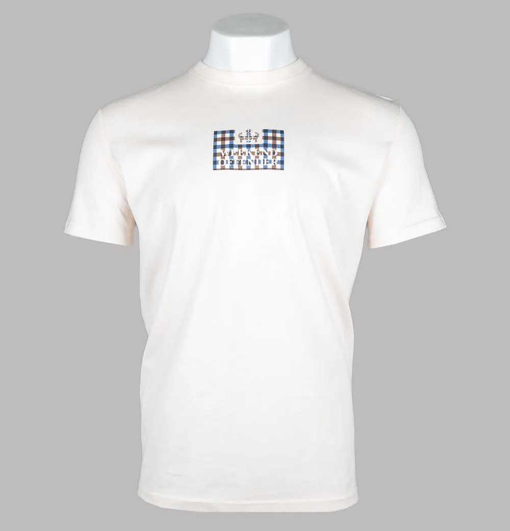 Weekend Offender Dygas T-Shirt Alabaster/Mid House Check