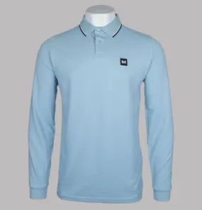 Weekend Offender LS Carola Polo Shirt Winter Sky/Blue House Check