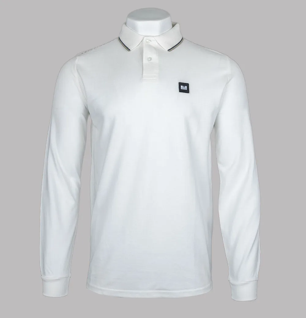 Weekend Offender LS Carola Polo Shirt Winter White/House Check