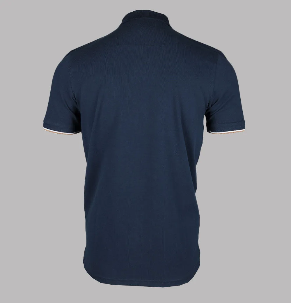 Weekend Offender Sakai Polo Shirt Navy/Mid House Check