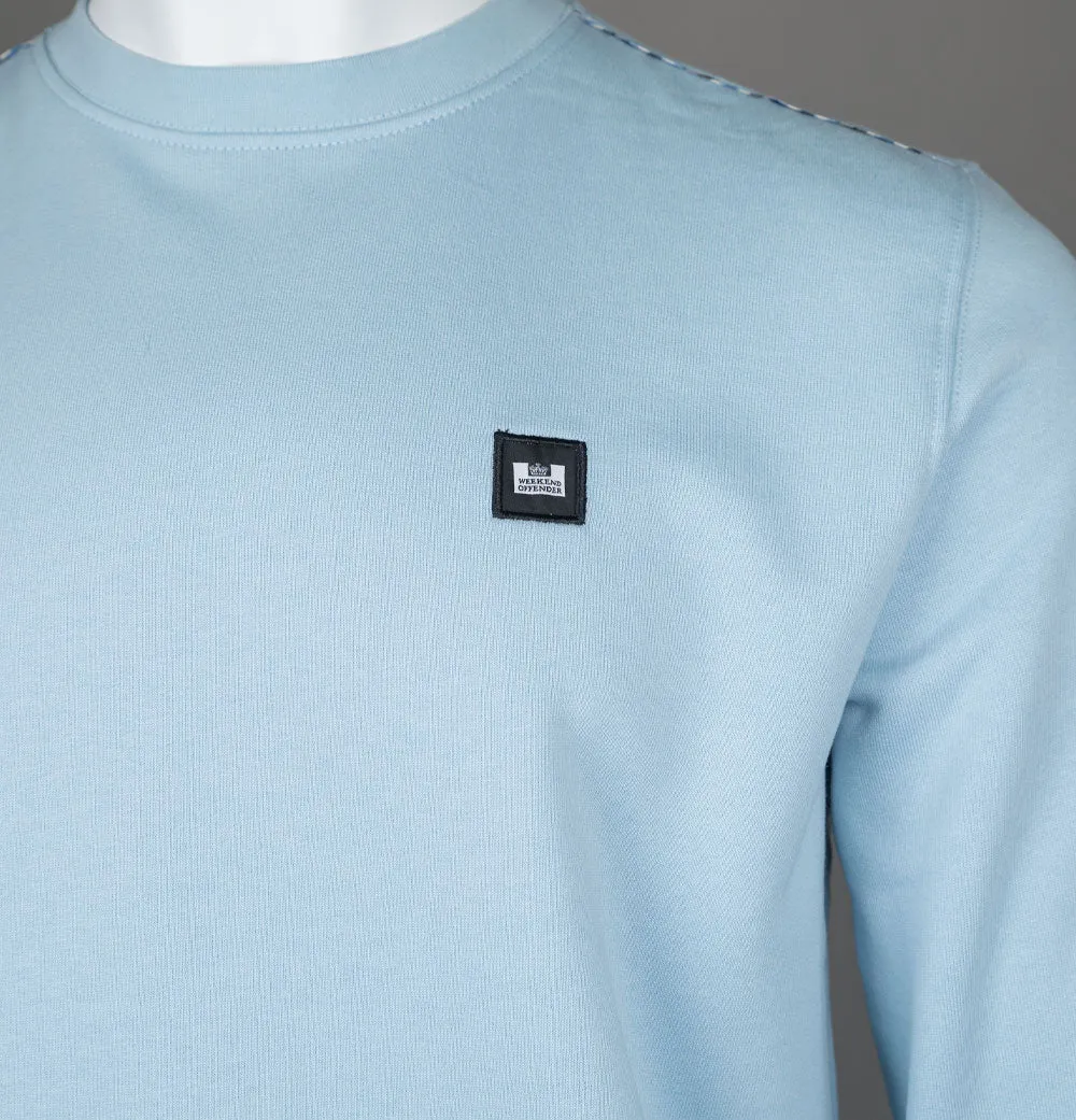 Weekend Offender Vega Sweatshirt Winter Sky/Blue House Check