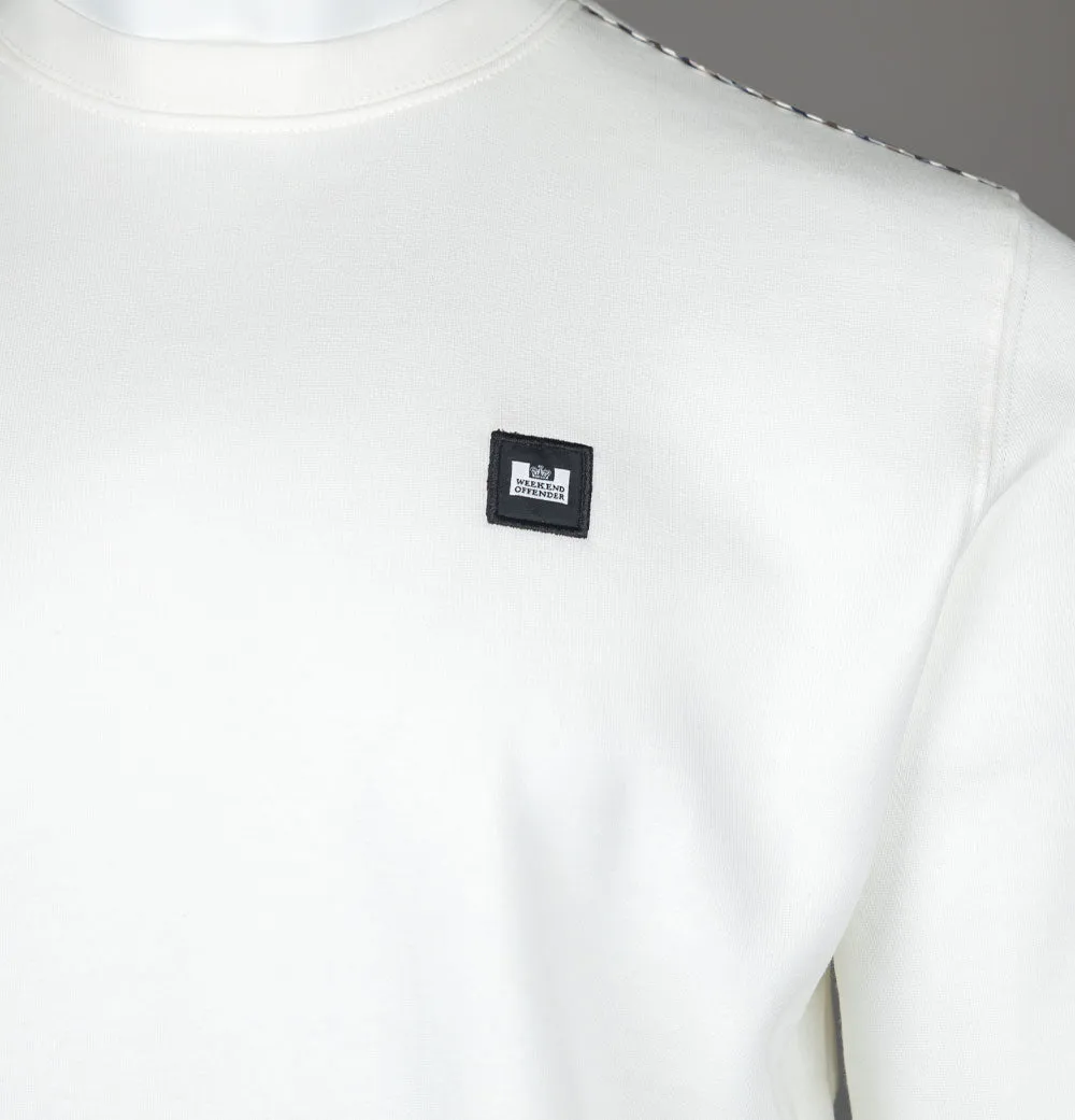 Weekend Offender Vega Sweatshirt Winter White/House Check