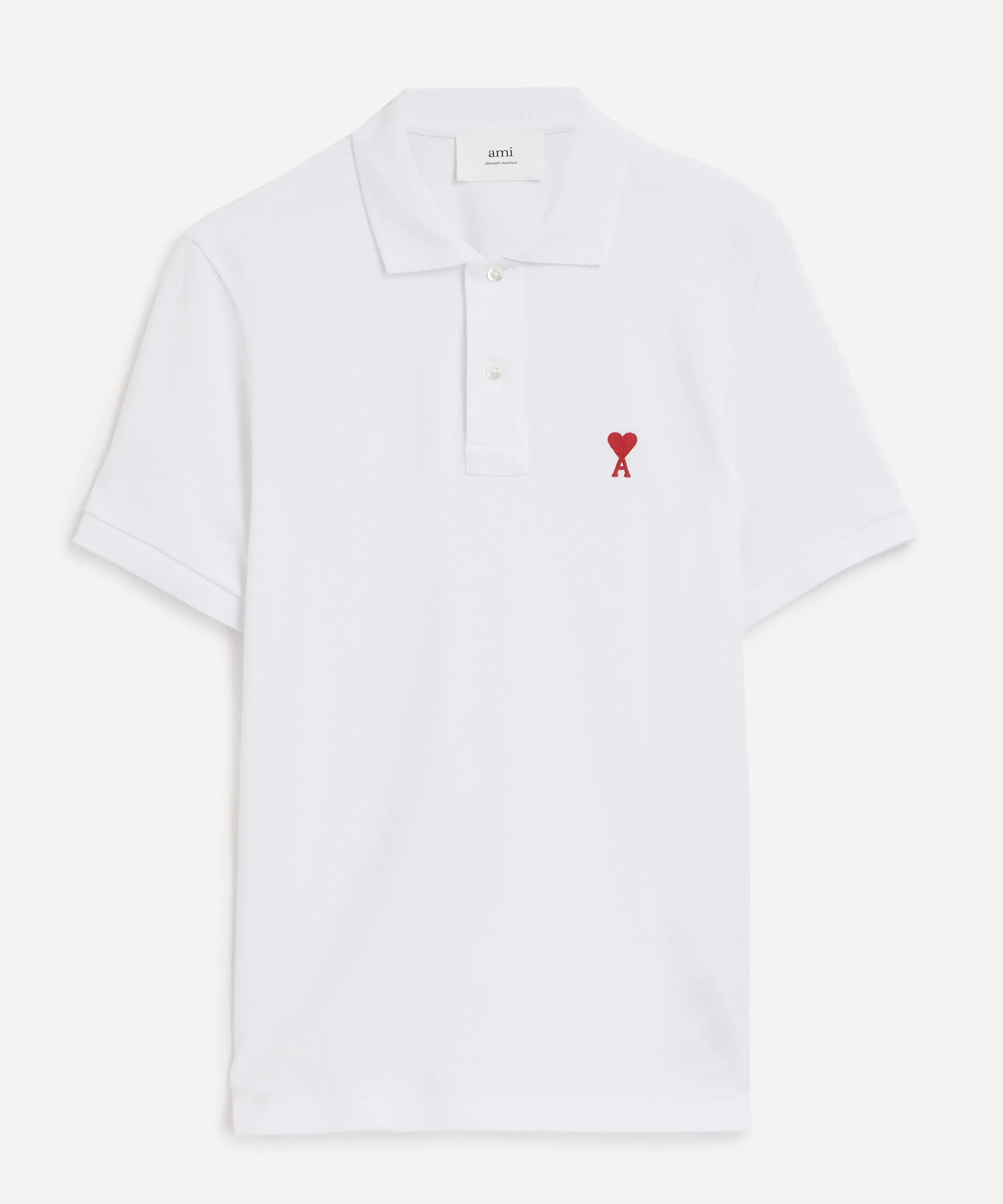 White Ami de Coeur Polo Shirt