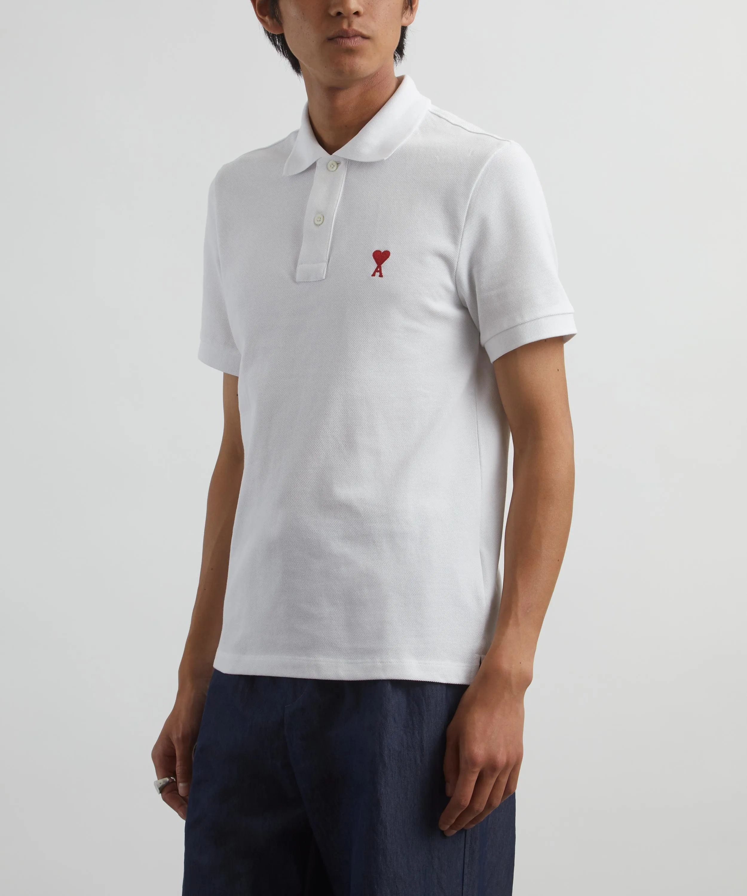 White Ami de Coeur Polo Shirt