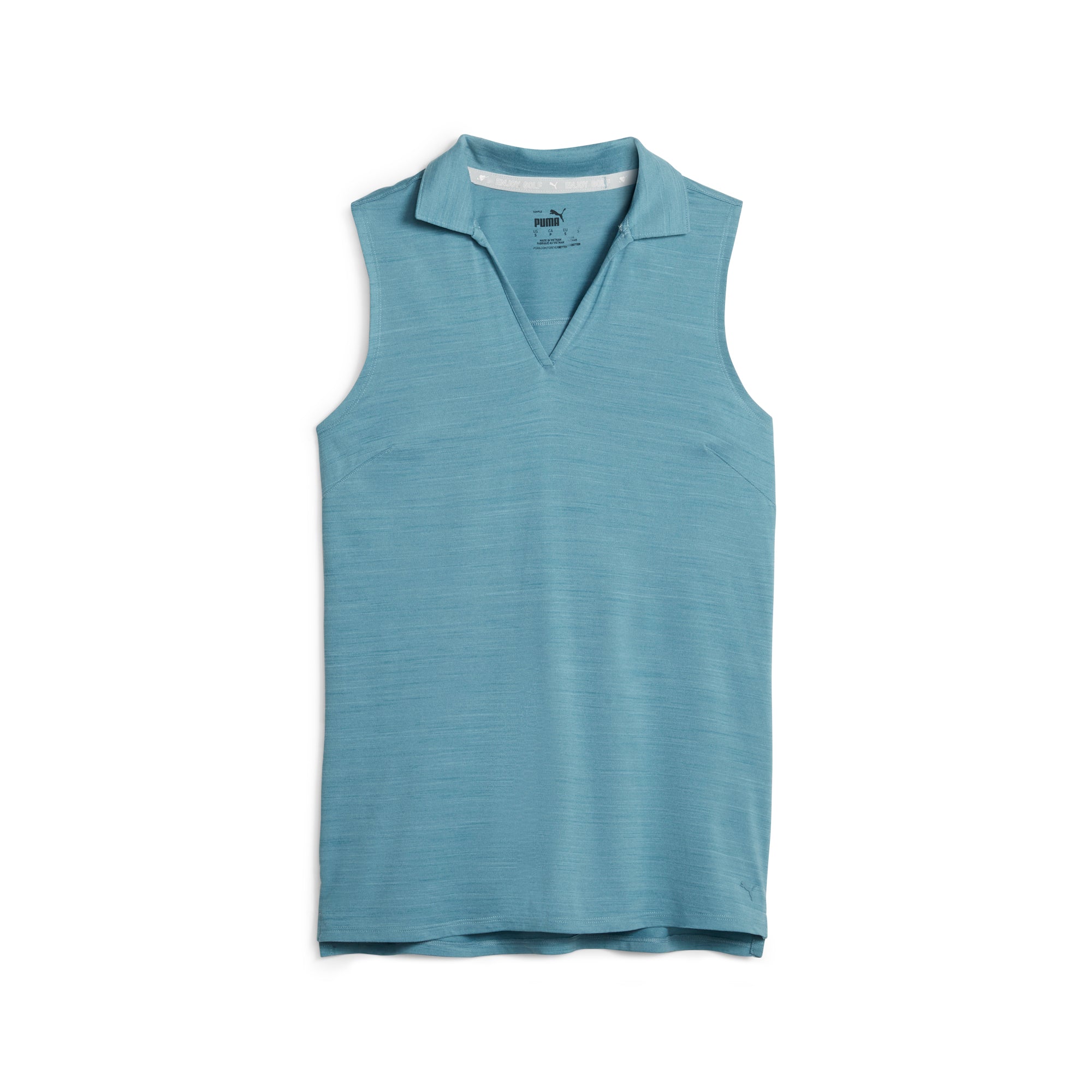 Women's CLOUDSPUN Coast Sleeveless Golf Polo | Bold Blue Heather