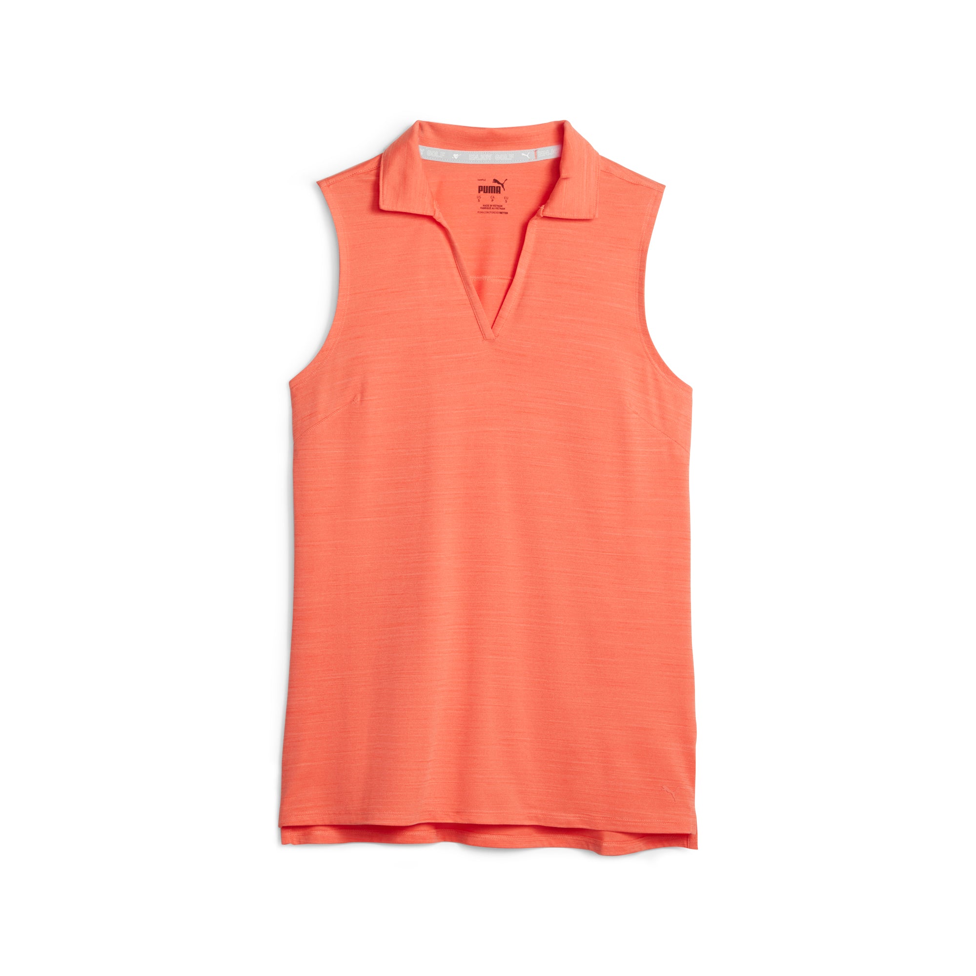 Women's CLOUDSPUN Coast Sleeveless Golf Polo | Fizzy Sun Heather