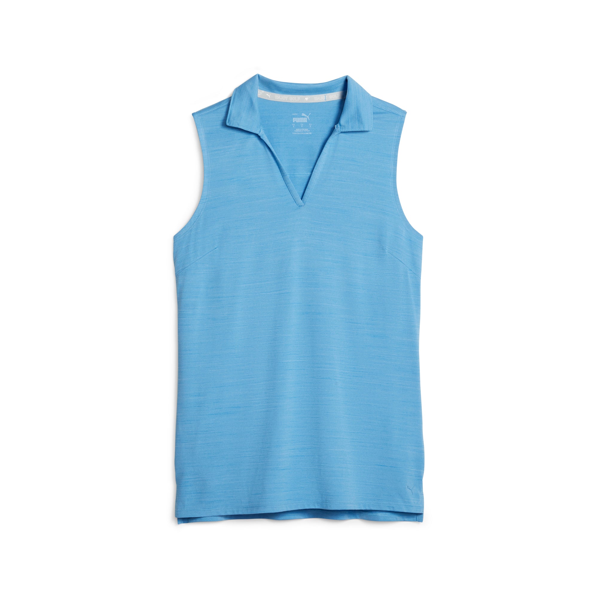 Women's CLOUDSPUN Coast Sleeveless Golf Polo | Regal Blue Heather