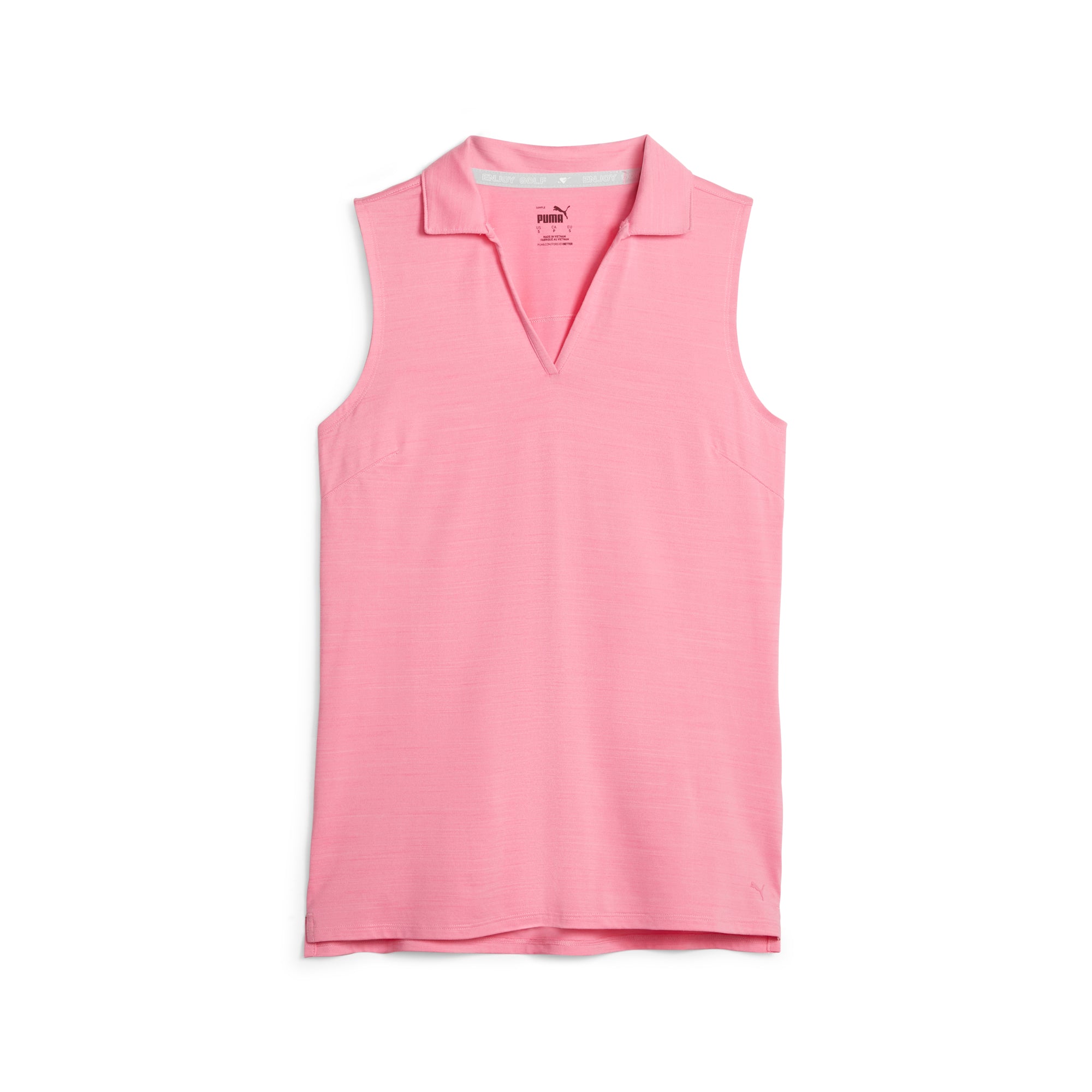 Women's CLOUDSPUN Coast Sleeveless Golf Polo | Strawberry Burst Heather