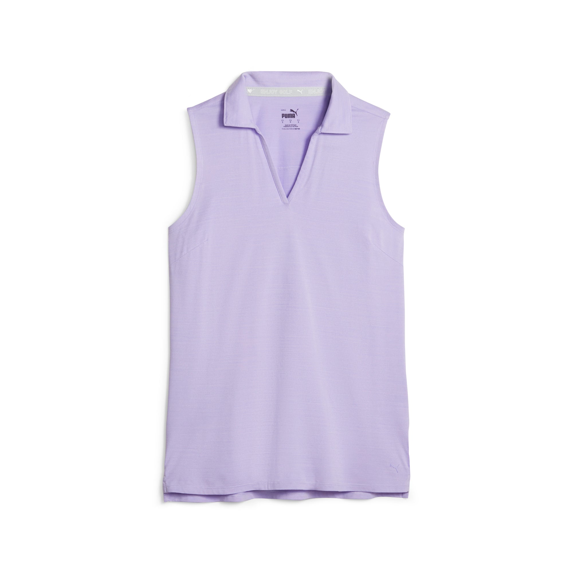 Women's CLOUDSPUN Coast Sleeveless Golf Polo | Vivid Violet Heather