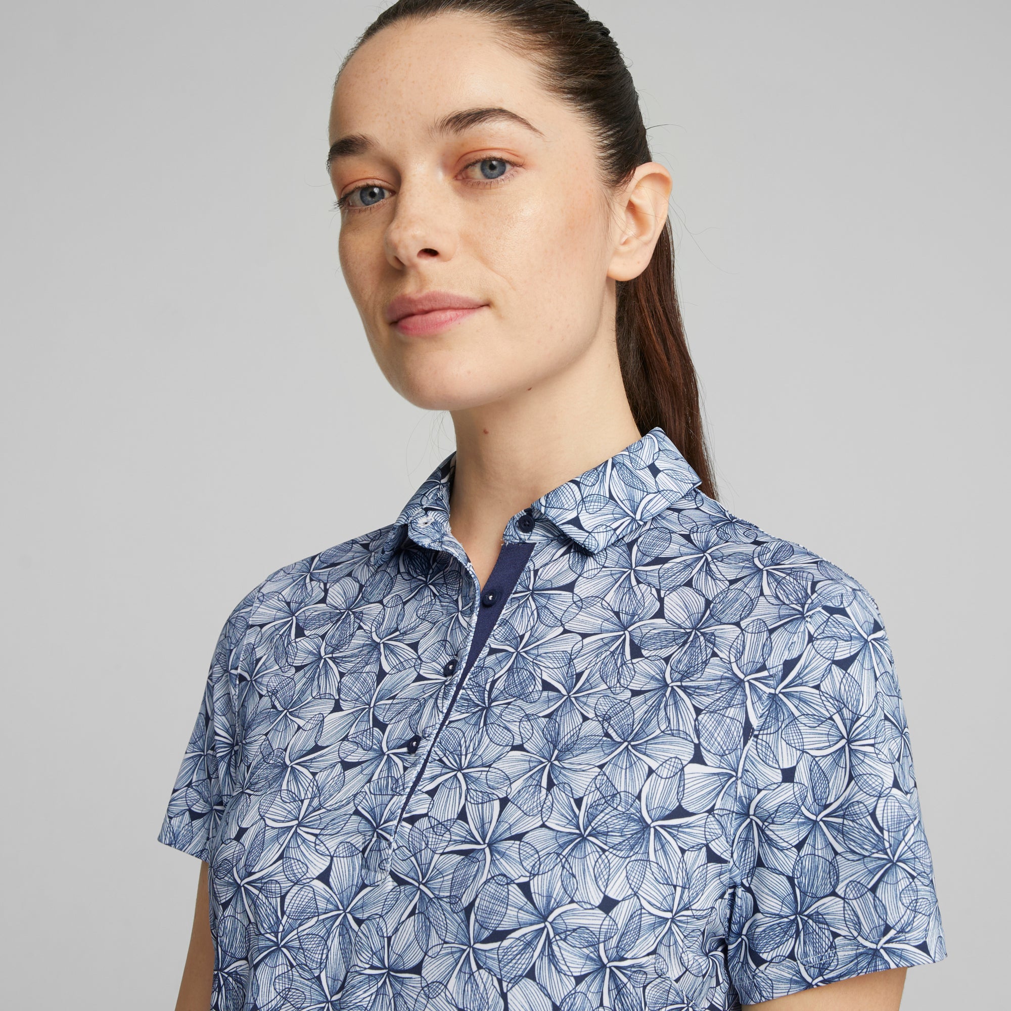 Women's MATTR Plumeria Golf Polo