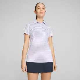 Women's MATTR Somer Stripe Golf Polo