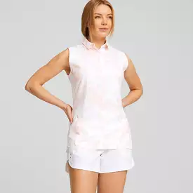 Women's Palm Sleeveless Golf Polo