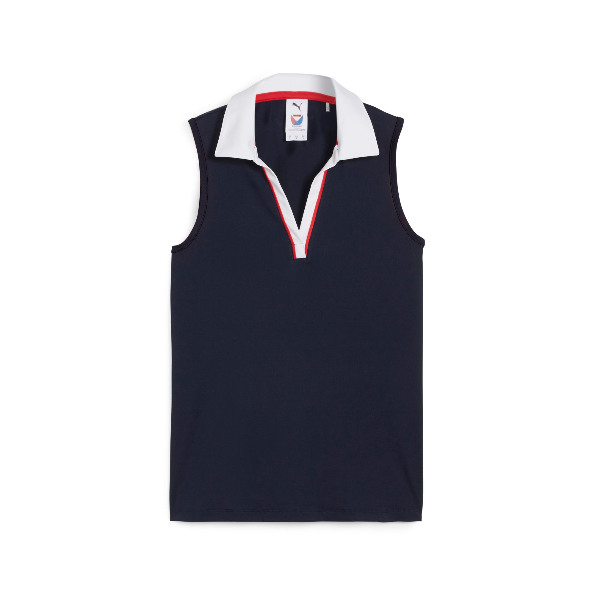 Women's Volition Piped Sleeveless Golf Polo