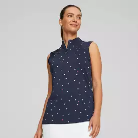 Women's Volition Stars Sleeveless Golf Polo